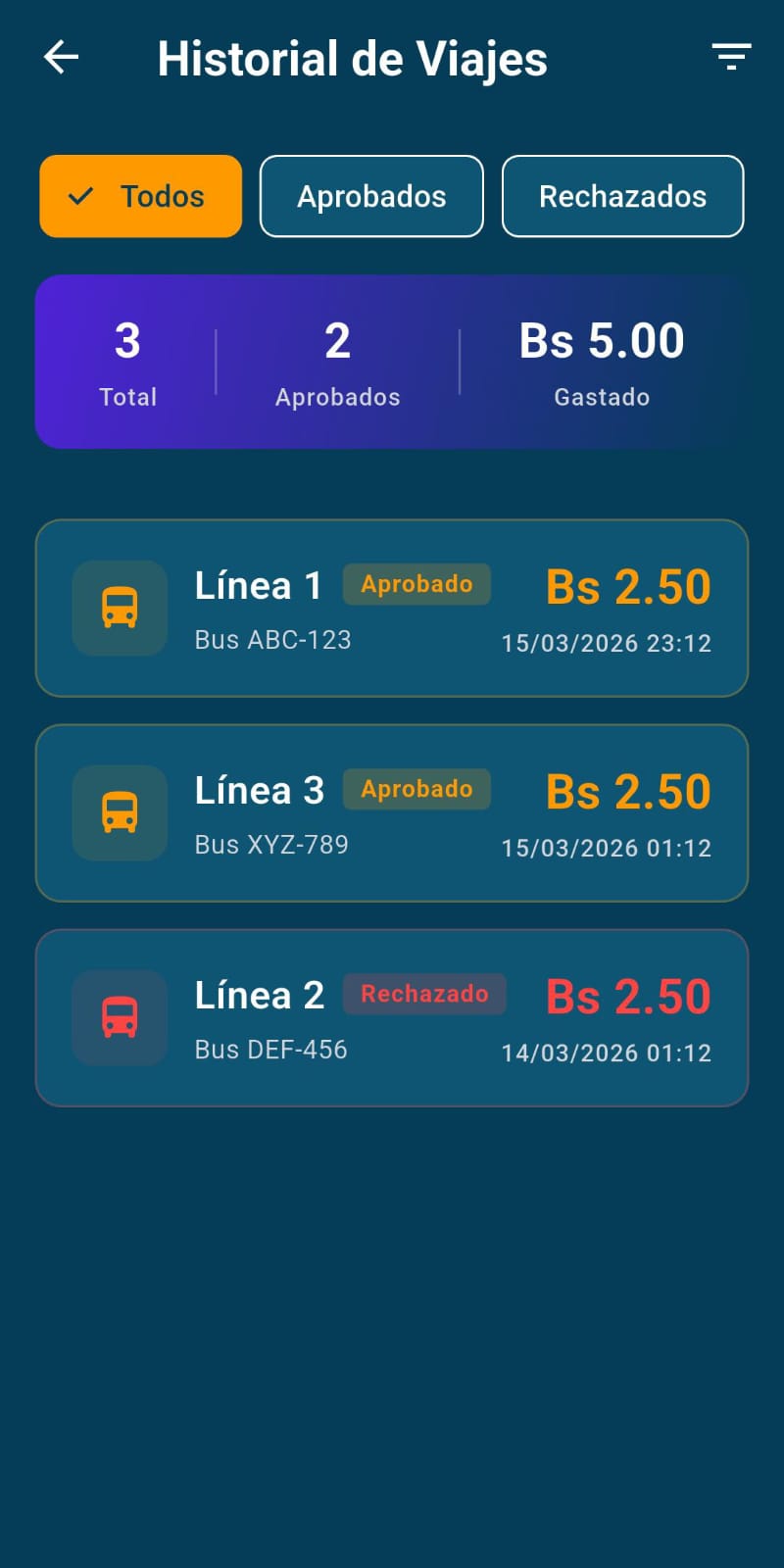 Revisa tu historial